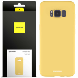 Spacecase Silicone Case Galaxy S8+ yellow