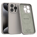 Spacecase Silicone Mag iPhone 15 Pro stone