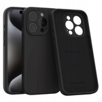Spacecase Silicone Mag iPhone 15 Pro black