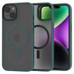 SPACECASE Hybrid Magsafe iPhone 14 dark green
