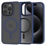 SPACECASE Hybrid Magsafe iPhone 15 Pro dark blue