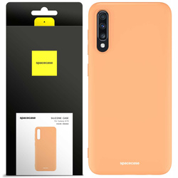 Spacecase Silicone Case Galaxy A70 orange