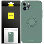 Spacecase Silicone Ring iPhone 11 Pro dark green