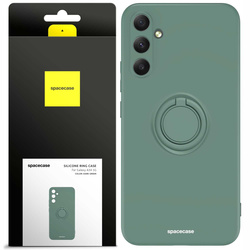 Spacecase Silicone Ring Galaxy A34 5G dark green