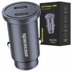 Spacecase Car Charger 30W Dual Port C30CC-12 black