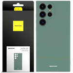 Spacecase Silicone Case Galaxy S23 Ultra dark gree