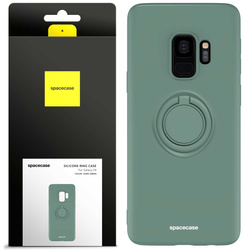 Spacecase Silicone Ring Galaxy S9 dark green
