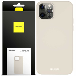 Spacecase Silicone Case iPhone 13 Pro Max bone