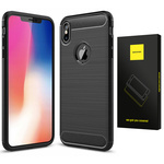Spacecase Carbon iPhone X/XS czarny