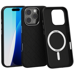 Spacecase Classy Mag iPhone 16 Pro black