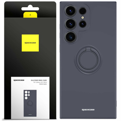 Spacecase Silicone Ring Galaxy S23 Ultra black