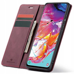 ZAPS Wallet Galaxy A70 wiśniowy