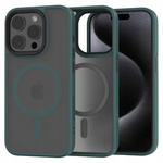 SPACECASE Hybrid Magsafe iPhone 15 Pro dark green