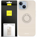 Spacecase Silicone Ring iPhone 14 bone