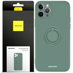 Spacecase Silicone Ring iPhone 11 Pro dark green