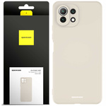 Spacecase Silicone Case Xiaomi Mi 11 Lite bone