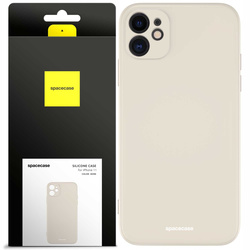Spacecase Silicone Case iPhone 11 bone