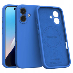 Spacecase Silicone Mag iPhone 16 blue