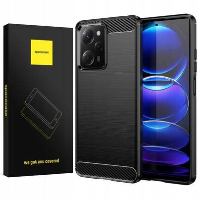 Spacecase Carbon Poco X5 Pro/Note 12 Pro black