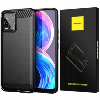 Spacecase Carbon Realme 8/8 Pro czarny