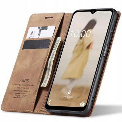 ZAPS Wallet Galaxy A14 5G kawowy