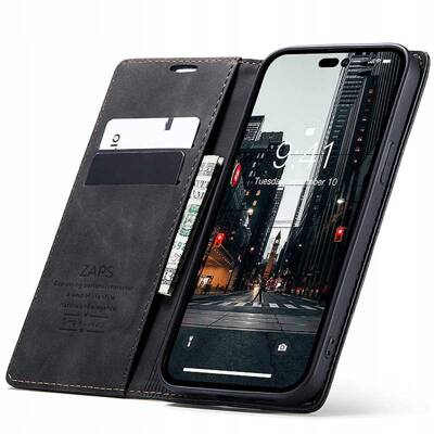 ZAPS Wallet iPhone 14 Pro czarny