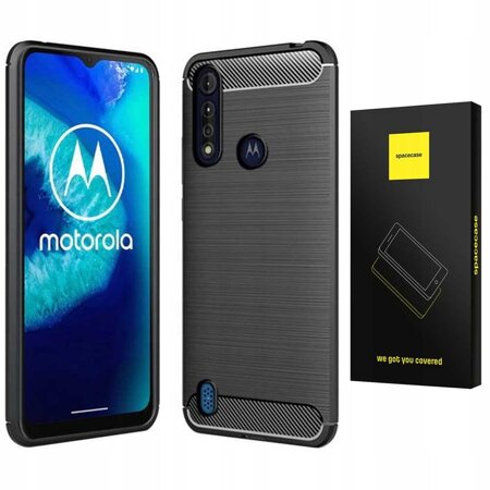 Spacecase Carbon Moto E7 Power czarny