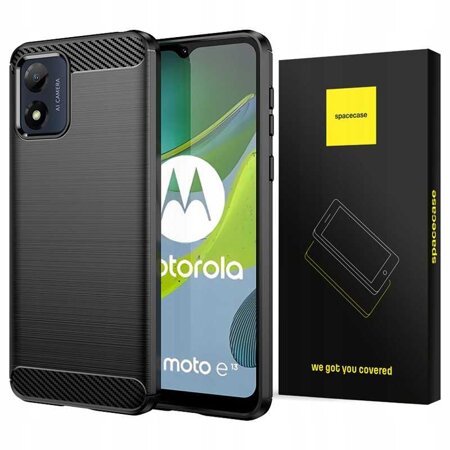 Spacecase Carbon Motorola Moto E13 black