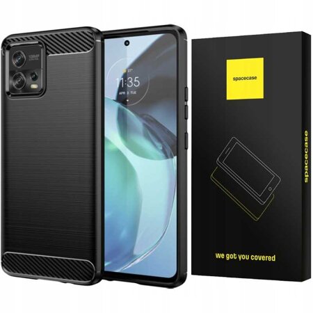 Spacecase Carbon Motorola Moto G72 czarny