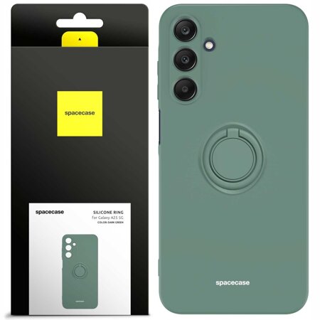 Spacecase Silicone Ring Galaxy A25 5G dark green