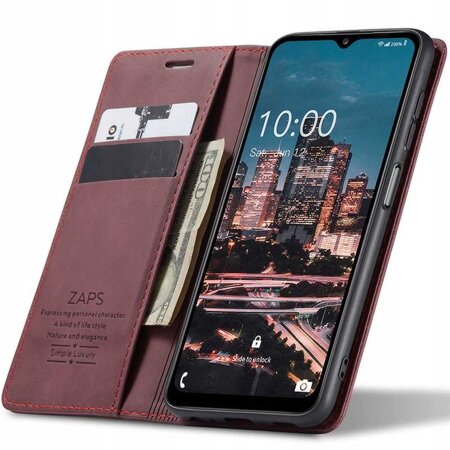 ZAPS Wallet Galaxy A14 5G wiśniowy