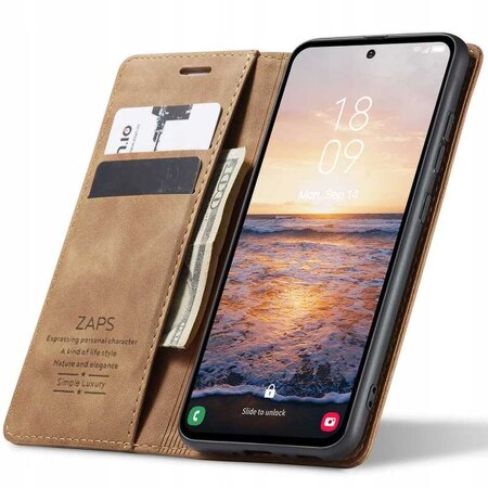 ZAPS Wallet Galaxy A54 5G kawowy