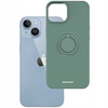 Spacecase Silicone Ring iPhone 14 dark green