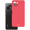 Spacecase Silicone Case Xiaomi Mi 11 Lite red