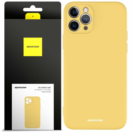 Spacecase Silicone Case iPhone 11 Pro Max yellow