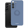 Etui Spacecase Silicone Ring do Galaxy S22 niebieskie