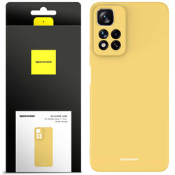 Spacecase Silicone Case Redmi Note 11 Pro+ yellow