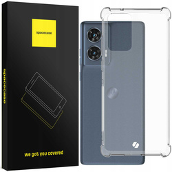 Etui Spacecase Anti-shock do Motorola Edge 50 Fusion 5G przezroczyste