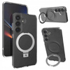 Etui Spacecase Ring Pro Mag do Galaxy S25 przezroczyste