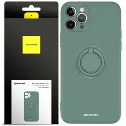 Spacecase Silicone Ring iPhone 11 Pro Max dark green