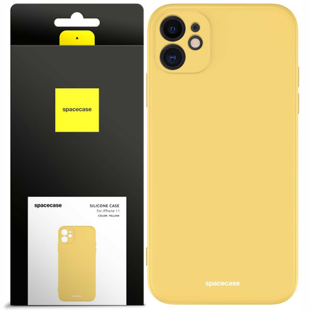Spacecase Silicone Case iPhone 11 yellow