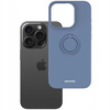Etui Spacecase Silicone Ring do iPhone 15 Pro niebieskie
