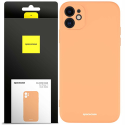 Etui silikonowe Spacecase Silicone Case do iPhone 11 pomarańczowe