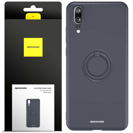 Spacecase Silicone Ring Huawei P20 black