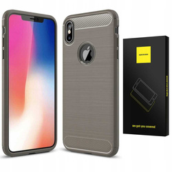 Spacecase Carbon iPhone X/XS szary