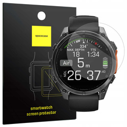 Szkło hartowane Spacecase Glass 2.5D do Garmin Fenix 8 47mm