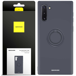Etui Spacecase Silicone Ring do Galaxy Note 10 czarne