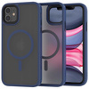 Etui Spacecase Hybrid Mag do iPhone 11 granatowe