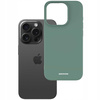Spacecase Silicone Case iPhone 15 Pro dark green