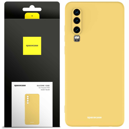 Spacecase Silicone Case Huawei P30 yellow